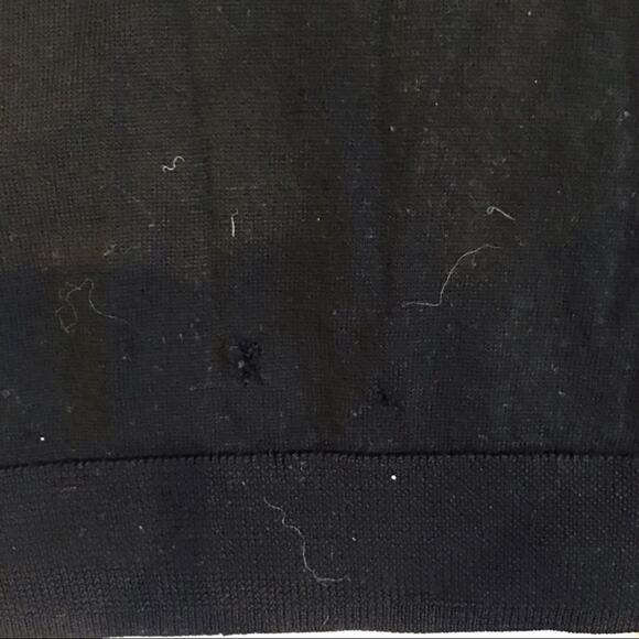 Cos Color Block Black and Gray Long Tunic Sweater | Sz XS - Picture 4 of 5